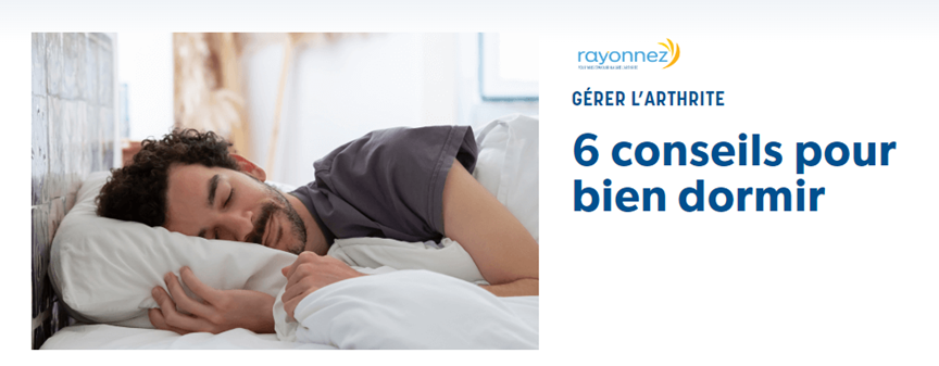 6 conseils pour bien dormir et une conférence à venir !